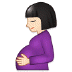 🤰🏻 pregnant woman: light skin tone display on Samsung